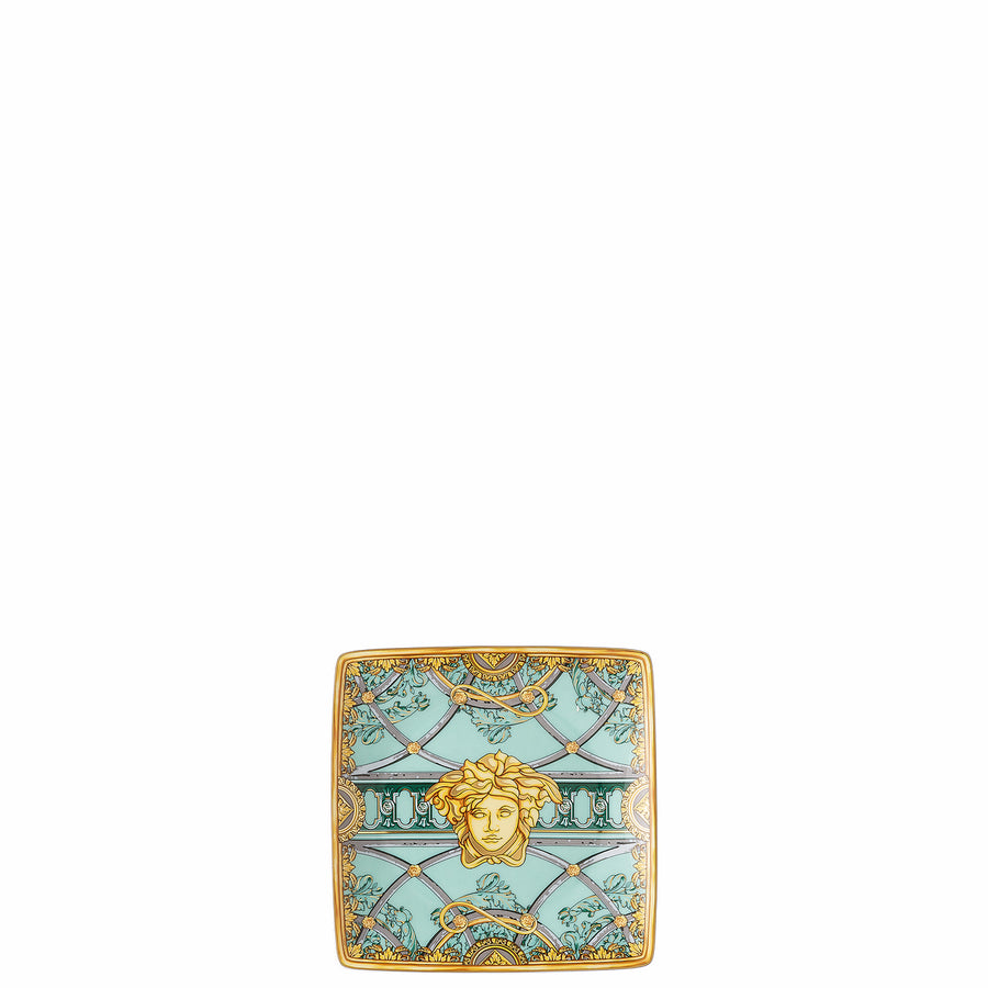VERSACE | La Scala del Palazzo Bowl 12cm Square Flat Plate