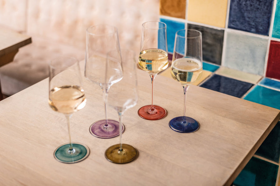 ZWIESEL GLAS | Ink White Wine Glass, Ocher Green