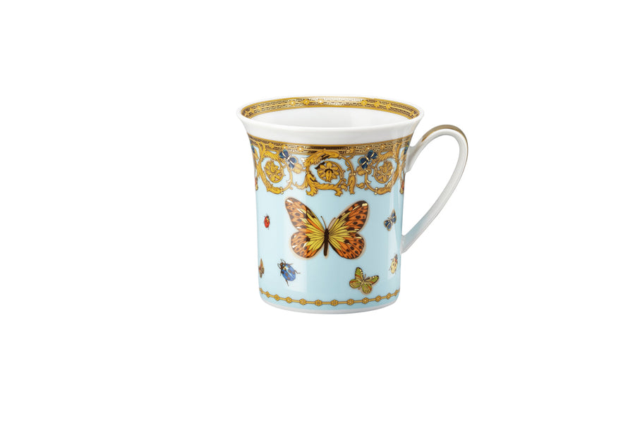 VERSACE | 三十周年紀念版有蓋馬克杯 - 蝴蝶花園