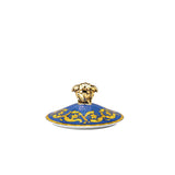 VERSACE | 30 Years Anniversary Mug with Lid - FLORALIA BLUE