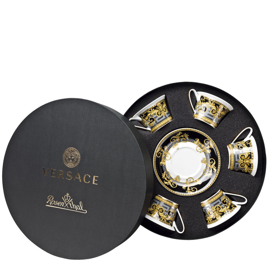 VERSACE | Prestige Gala Set of 6 Tea Cup & Saucer
