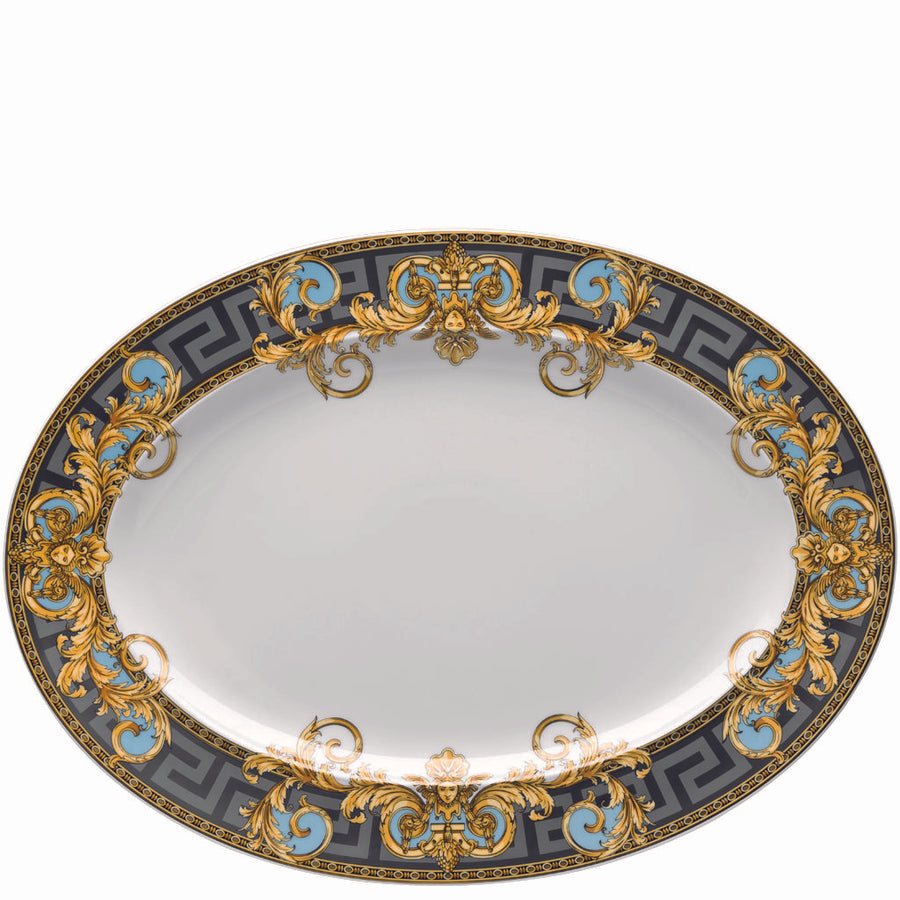 VERSACE | Prestige Gala Bleu Platter 40cm