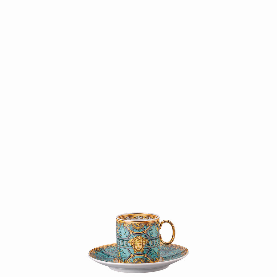 VERSACE | La Scala del Palazzo Verde Espresso Cup & Saucer
