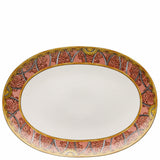 VERSACE | La Scala del Palazzo 粉紅橢圓分菜碟 38cm