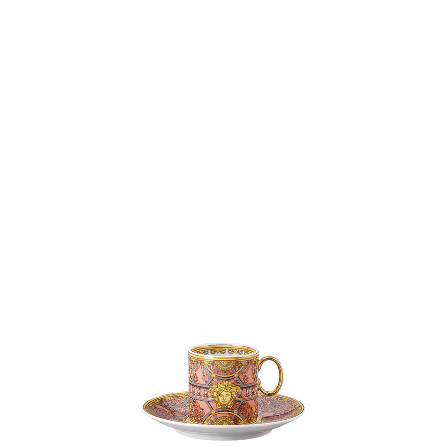 VERSACE | La Scala del Palazzo Rosa Espresso Cup & Saucer