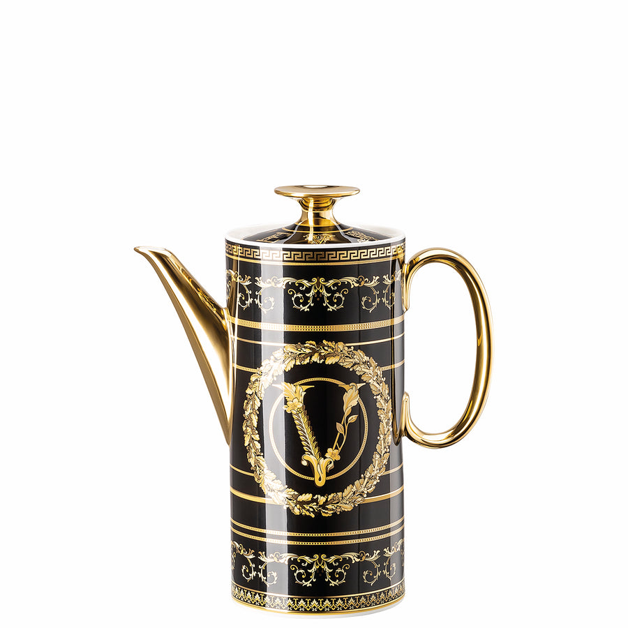 VERSACE | Virtus Gala Black Coffee Pot