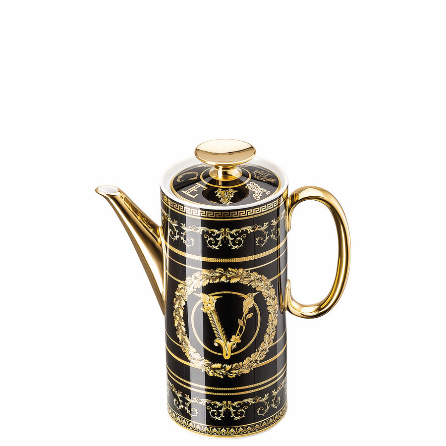 VERSACE | Virtus Gala Black Coffee Pot