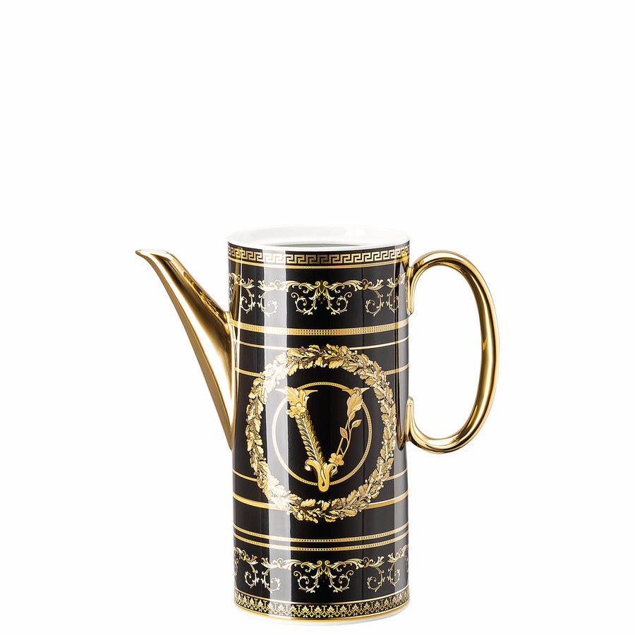 VERSACE | Virtus Gala Black Coffee Pot