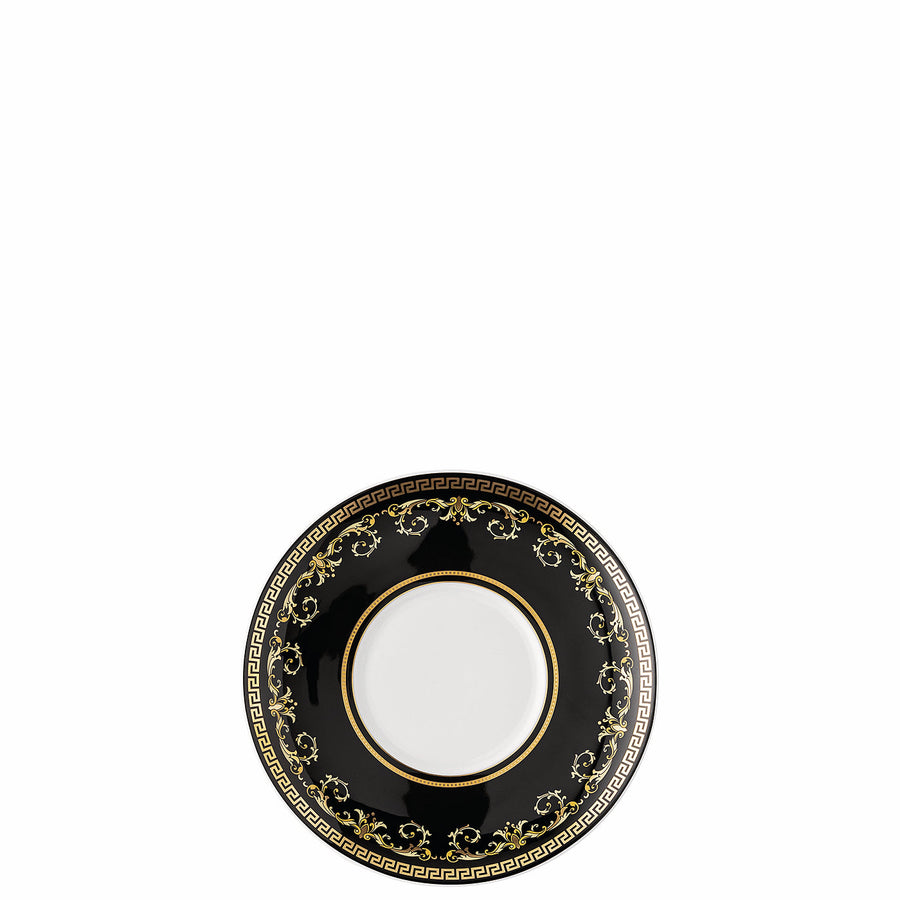 VERSACE | Virtus Gala Black Coffee Cup & Saucer