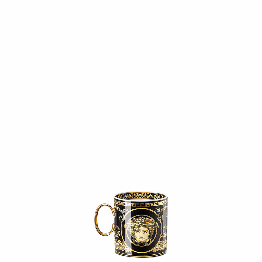 VERSACE | Virtus Gala Black Coffee Cup & Saucer