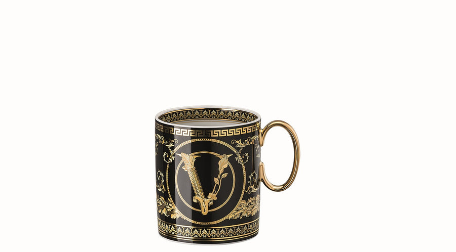 VERSACE | Virtus Gala Black Mug