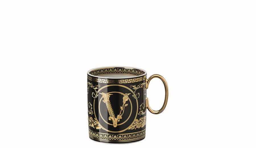 VERSACE | Virtus Gala Black Mug