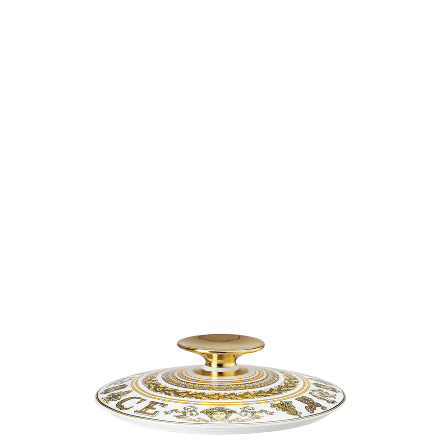 VERSACE | Virtus Gala Plate White Covered Vegetable Bowl