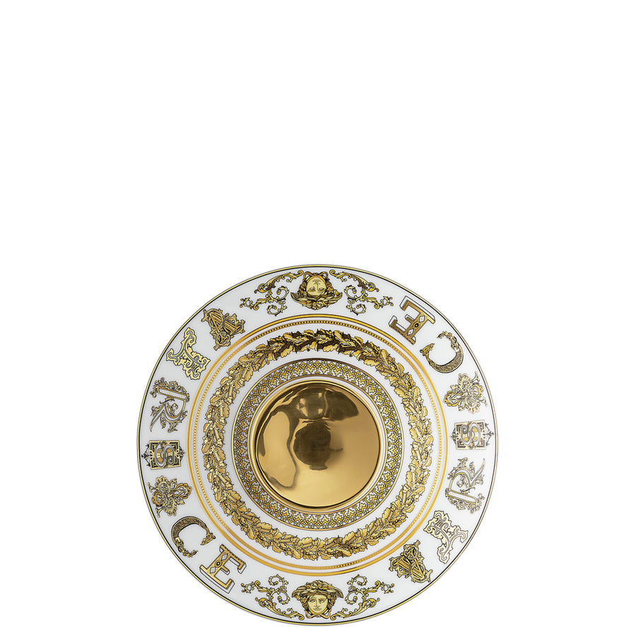 VERSACE | Virtus Gala Plate White Covered Vegetable Bowl