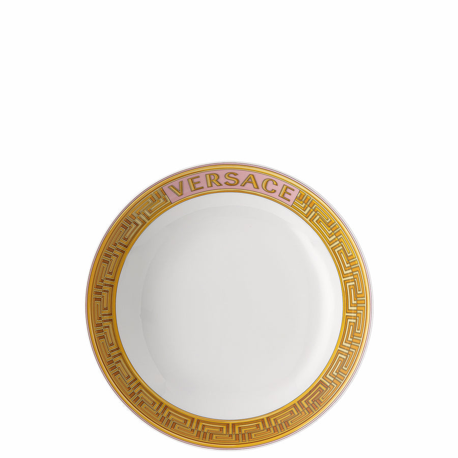 VERSACE | Medusa Amplified Pink Coin Deep Plate 22cm