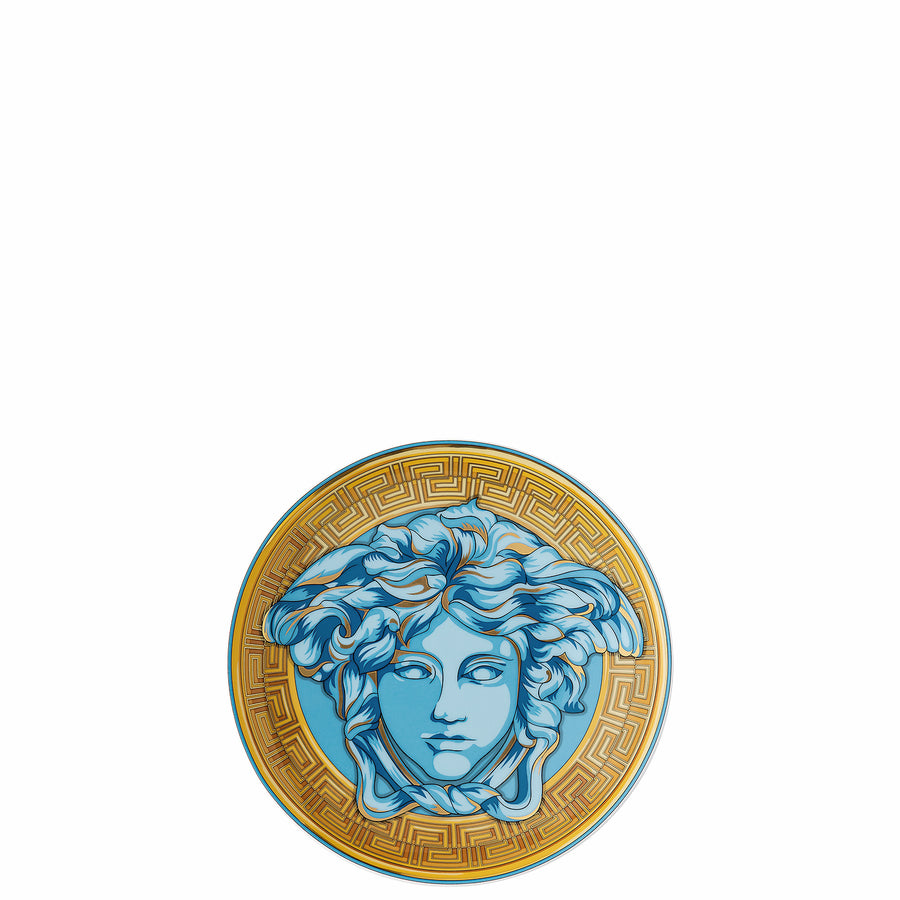 VERSACE | Medusa Amplified Blue Coin Plate 17cm