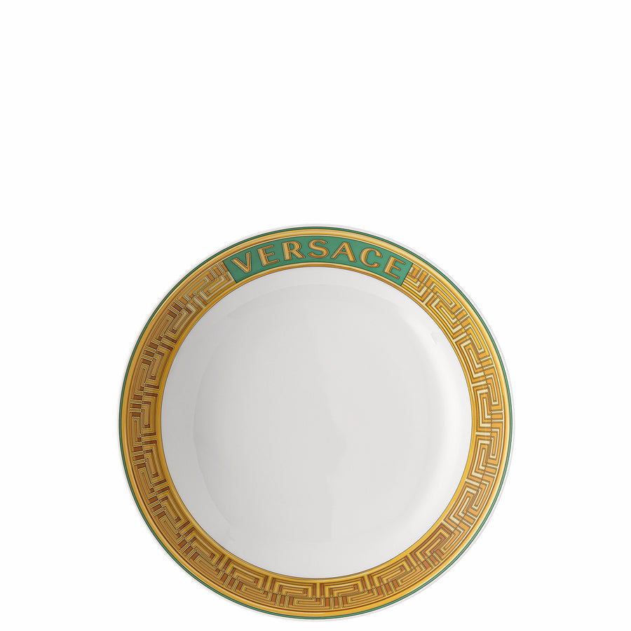 VERSACE | Medusa Amplified Green Coin Deep Plate 22cm