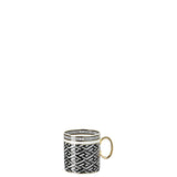 VERSACE | La Greca Signature 咖啡杯連底碟 黑色