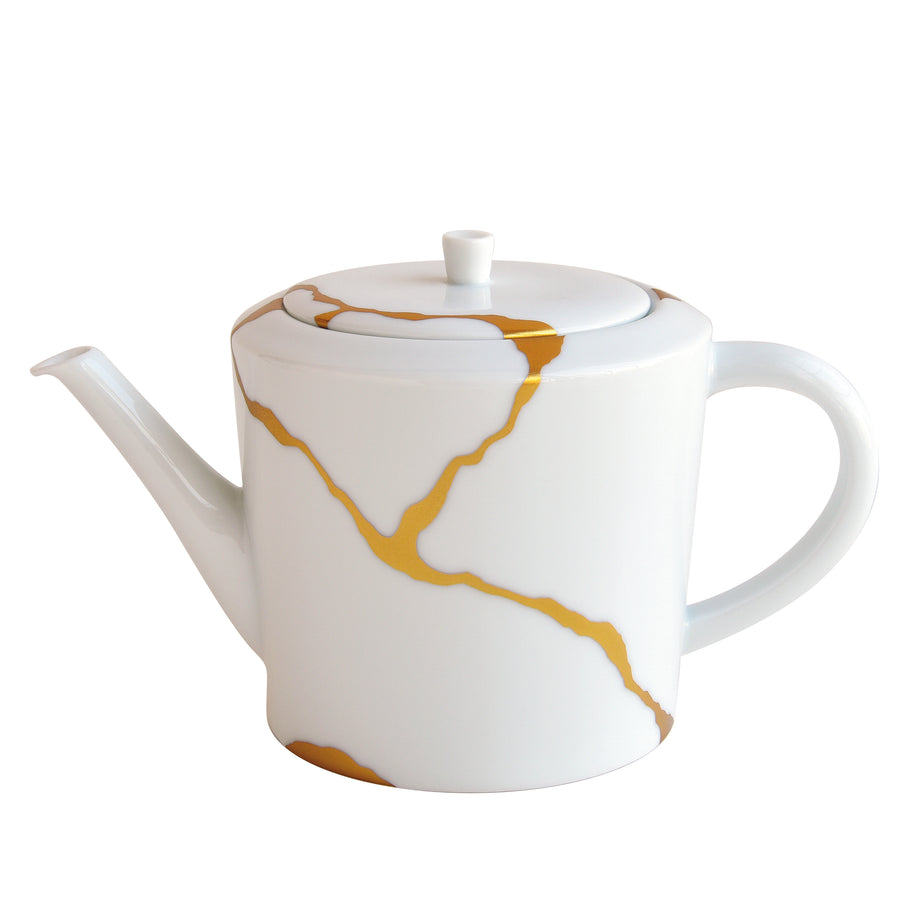 BERNARDAUD | Kintsugi Sarkis Tea Pot for 2 Cups