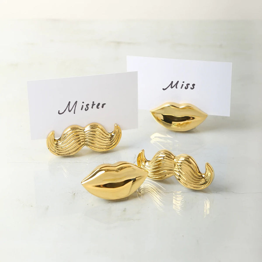 JONATHAN ADLER | Mr. & Ms. Muse Place Card Holder (Set of 4)