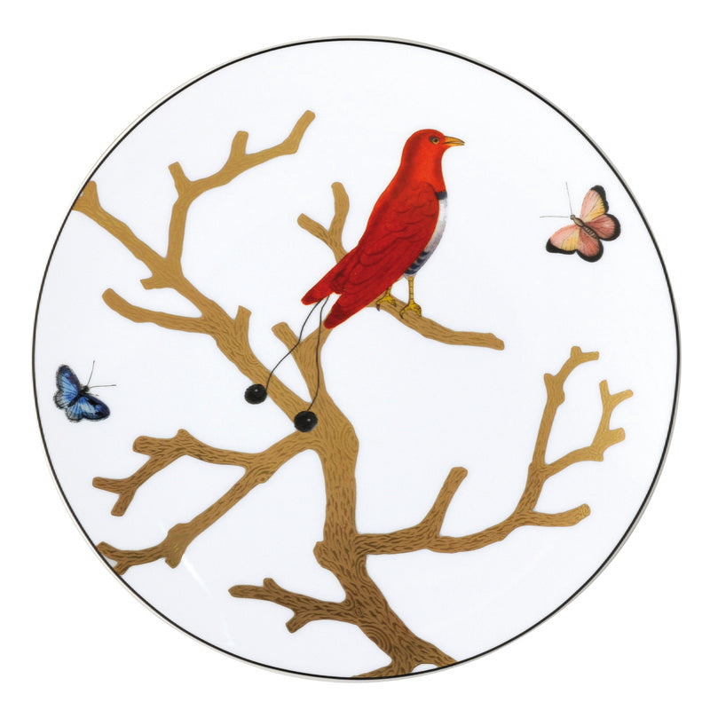 BERNARDAUD | Aux Oiseaux Coupe Salad Plate 21cm