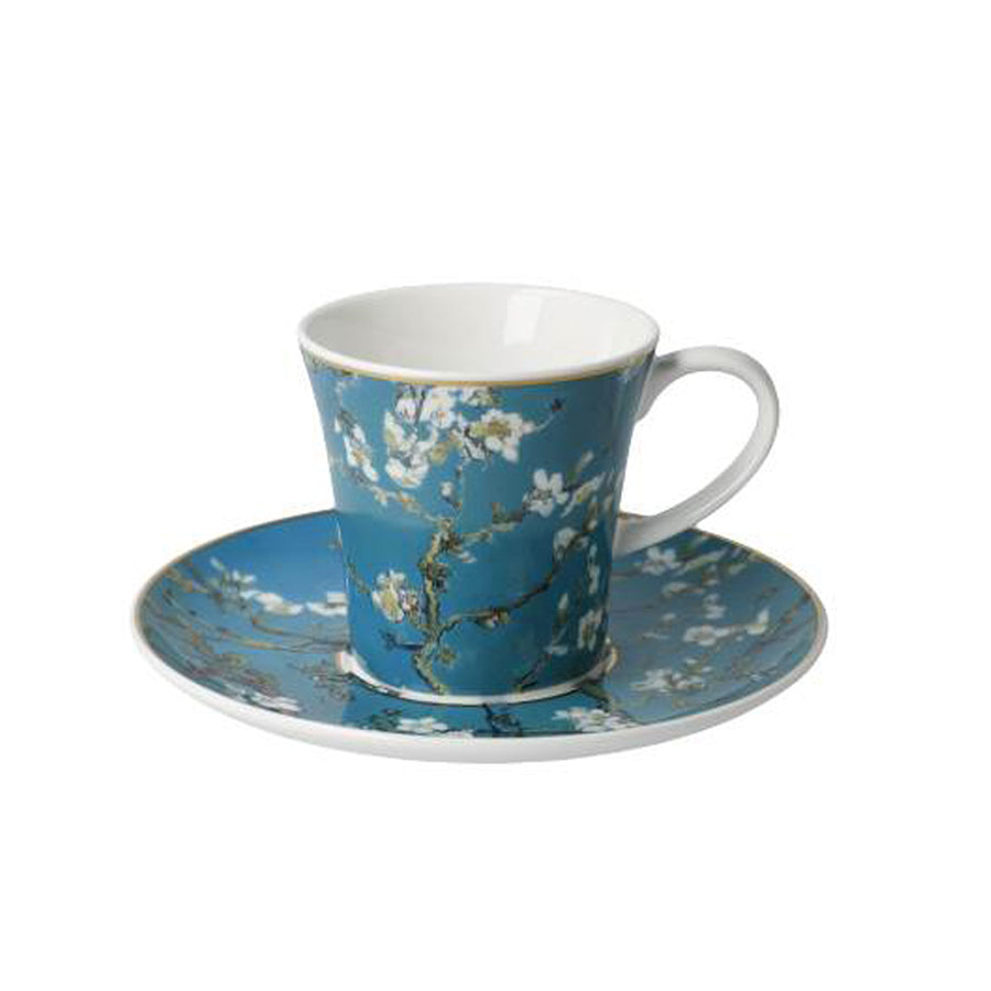 GOEBEL | Almond Tree Blue - Demitasse with Saucer Artis Orbis Vincent Van Gogh