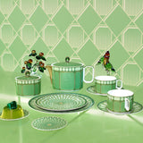 SWAROVSKI | Signum Green Covered Vegetable Bowl