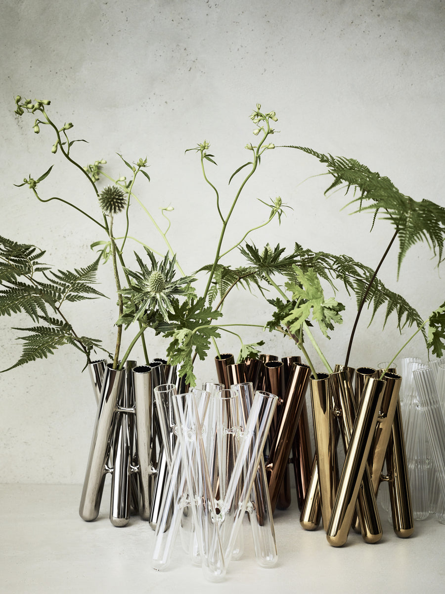 ROSENTHAL | Seven Contour Copper Titanized Glass Vase 21cm