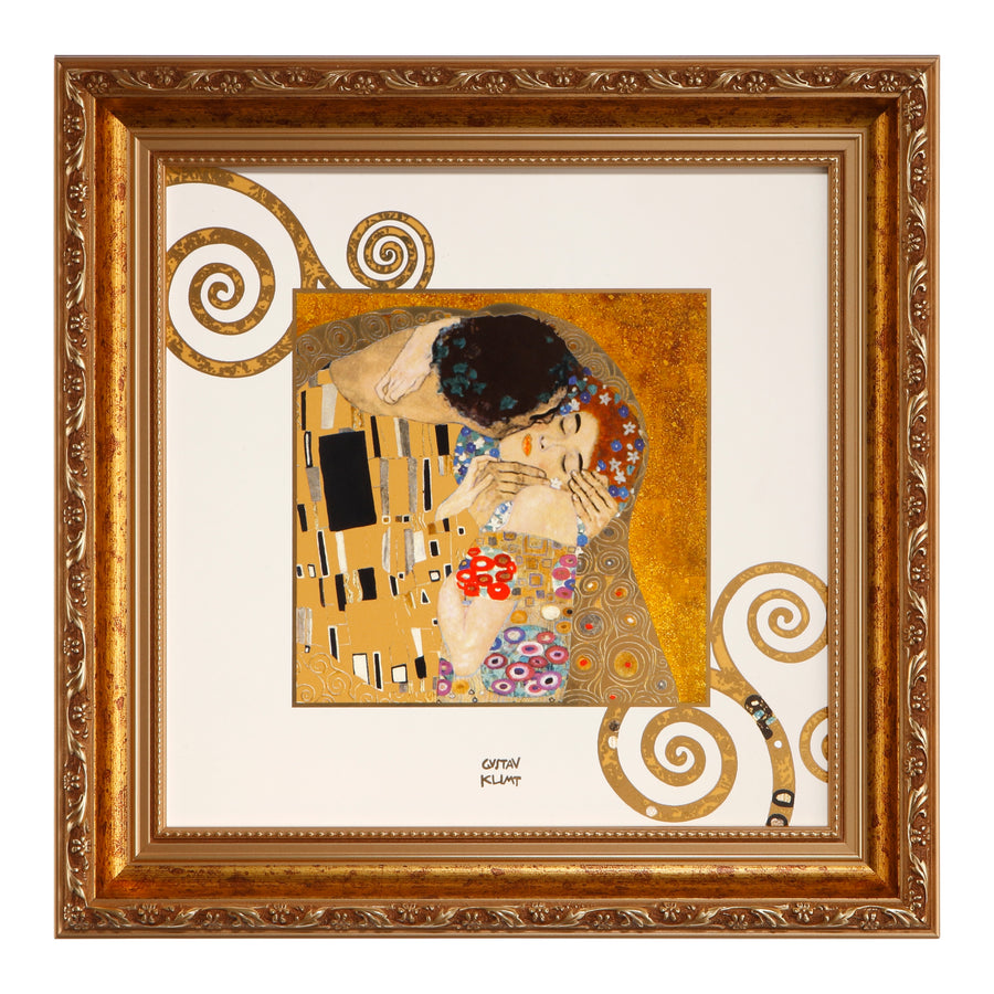 GOEBEL | The Kiss - 掛畫 31.5x31.5cm Artis Orbis Gustav Klimt