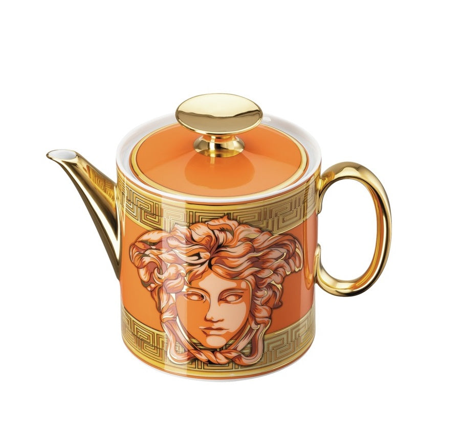 VERSACE | Medusa Amplified Orange Coin Tea Pot