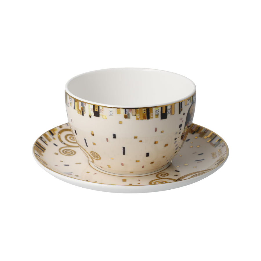 GOEBEL | Fulfilment - Tea or Cappuccino Cup with Saucer Artis Orbis Gustav Klimt