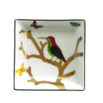 BERNARDAUD | Aux Oiseaux Small Square Tray 8cm