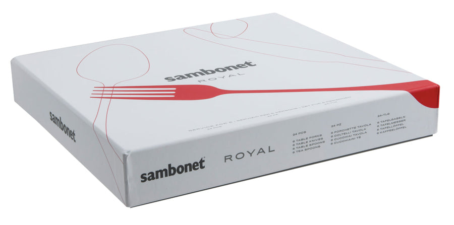 SAMBONET | Royal 不銹鋼六位刀叉匙禮盒裝24件