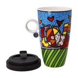 GOEBEL | Love - 易攜杯 15cm Pop Art Romero Britto