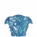 VERSACE | Medusa Grande Blue Crystal Vase 19cm