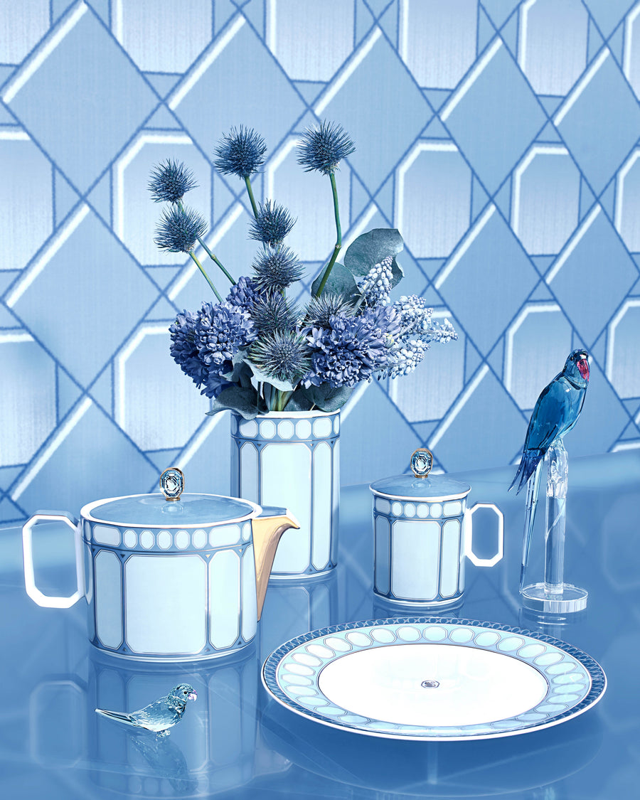 Swarovski | Signum Blue Mug with Lid