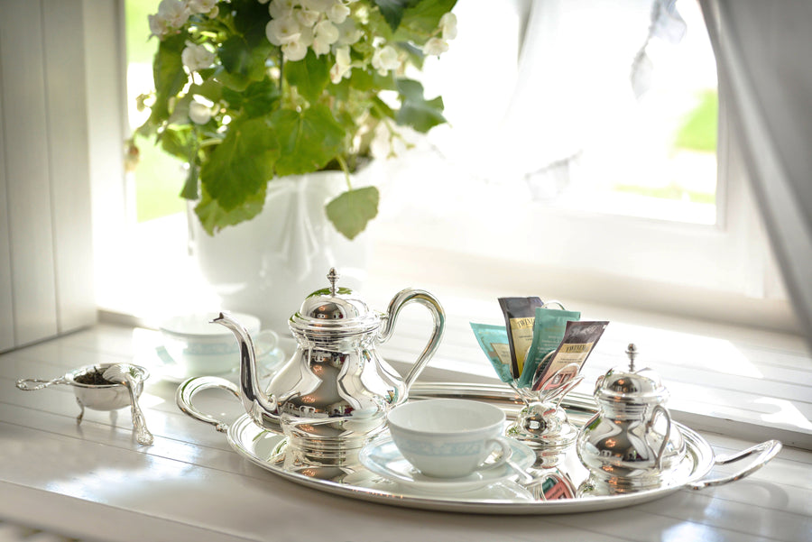 GREGGIO | Silver-Plated English Coffee and Tea Set