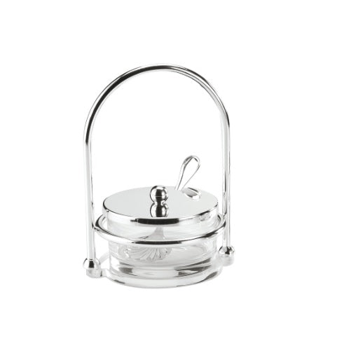 GREGGIO | Silver-Plated Sauce or Jam Bowl with Stand