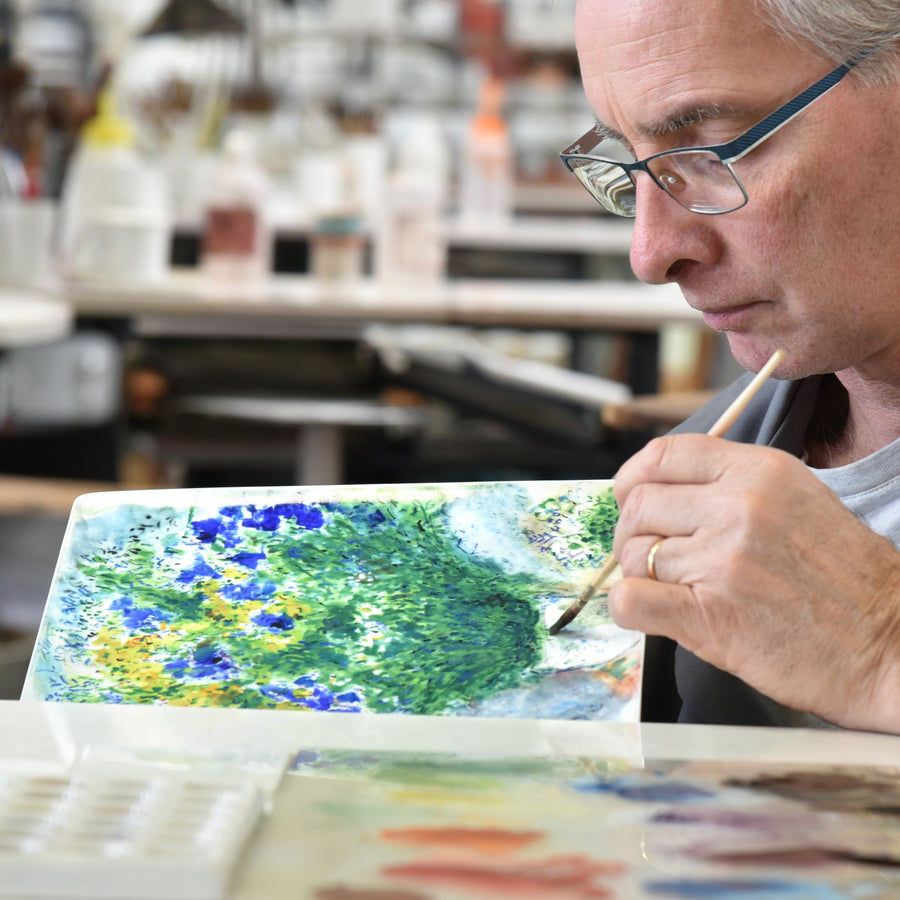 BERNARDAUD | Les Bouquets de Marc Chagall 長方碟  