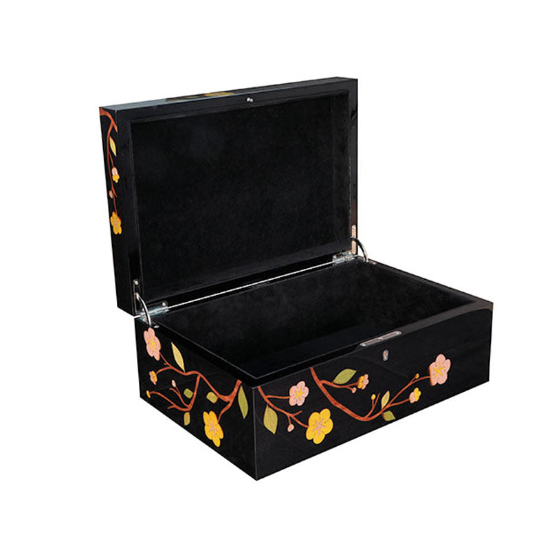 ERCOLANO | Sakura - Inlaid Jewellery/Sunglasses Box 34x23x13cm