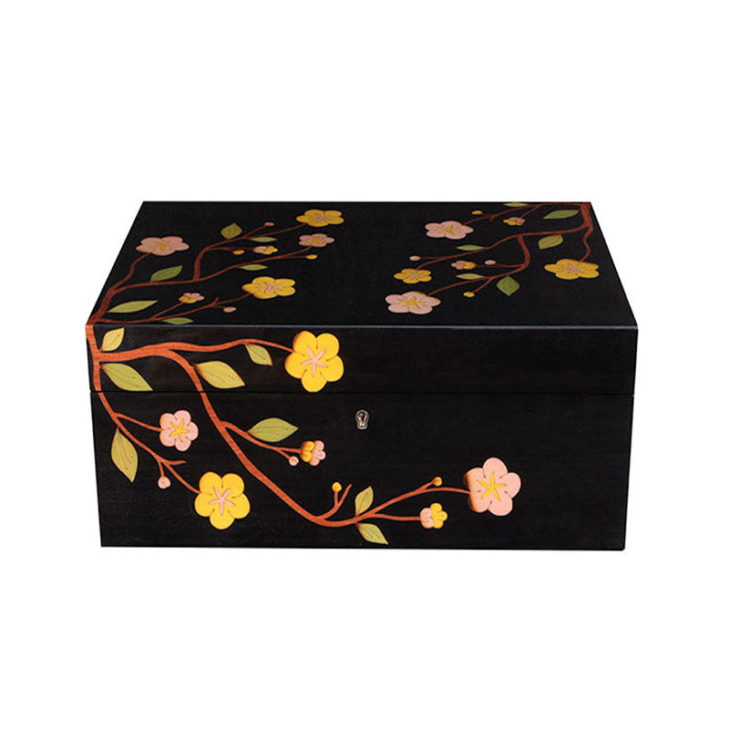 ERCOLANO | Sakura - Inlaid Jewellery/Sunglasses Box 34x23x13cm