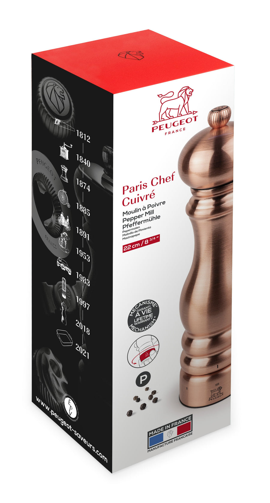PEUGEOT | Paris Chef u'Select Pepper Mill in Copper