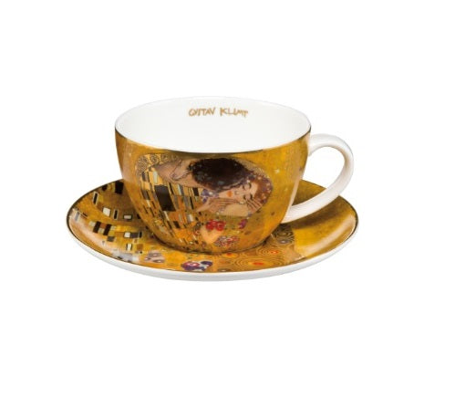 GOEBEL | The Kiss - Tea or Cappuccino Cup with Saucer Artis Orbis Gustav Klimt