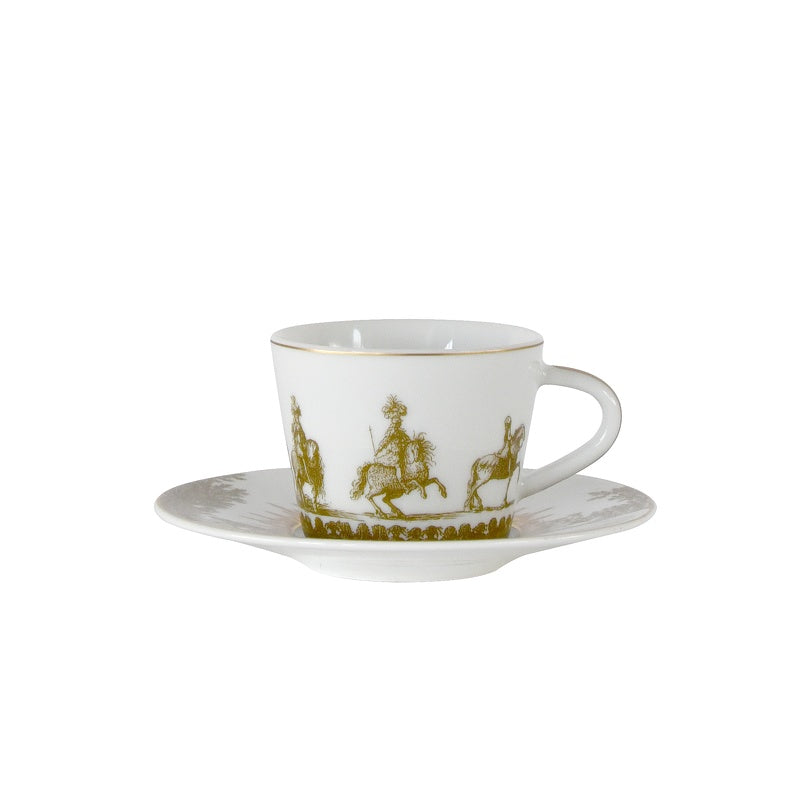 BERNARDAUD | Versailles Enchante Espresso Cup and Saucer