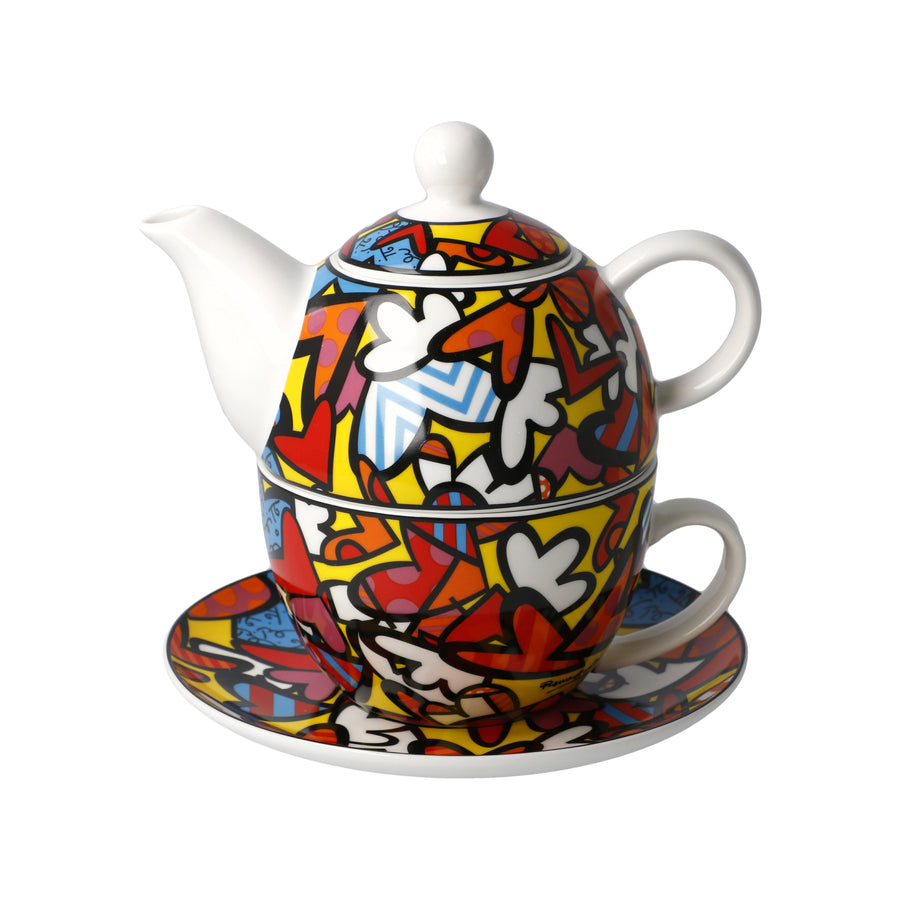 GOEBEL | All We Need Is Love - Tea for One Pop Art Romero Britto