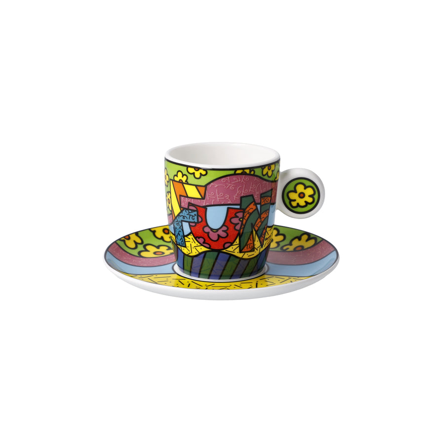 GOEBEL | Fun - Demitasse with Saucer Pop Art Romero Britto