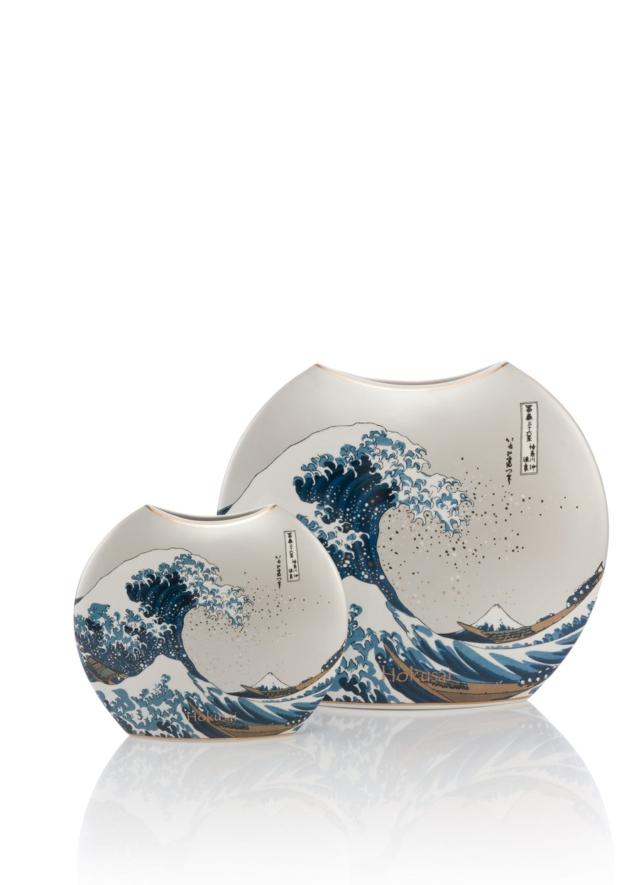 GOEBEL | The Great Wave - Vase 20cm Artis Orbis Katsushika Hokusai