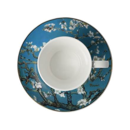 GOEBEL | Almond Tree Blue - Demitasse with Saucer Artis Orbis Vincent Van Gogh