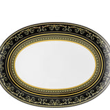VERSACE | Virtus Gala Black 橢圓盤 38cm