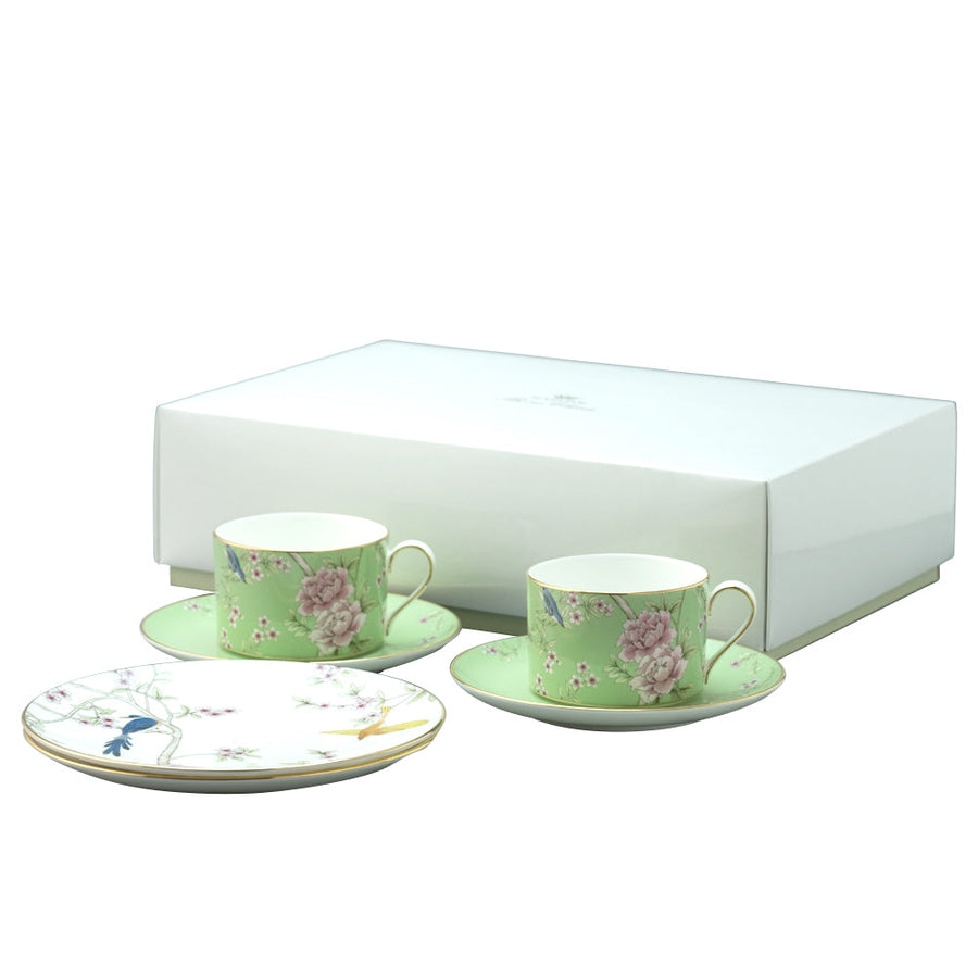 NARUMI | Queen's Garden 綠 茶具甜品套裝 2位